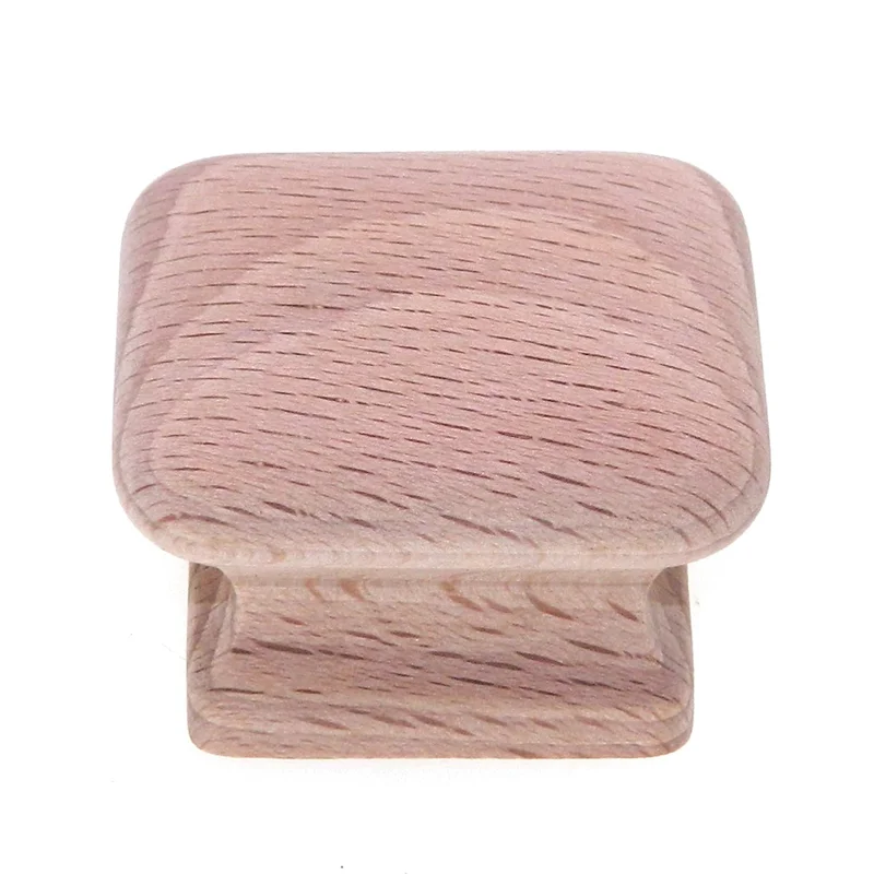 Amerock Allison Unfinished Wood 1 1/2" Square Cabinet Knob Pull 923