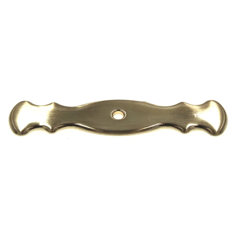 Amerock Anniversary Sterling Brass 3 5/8" Cabinet Knob Backplate BP885-O74
