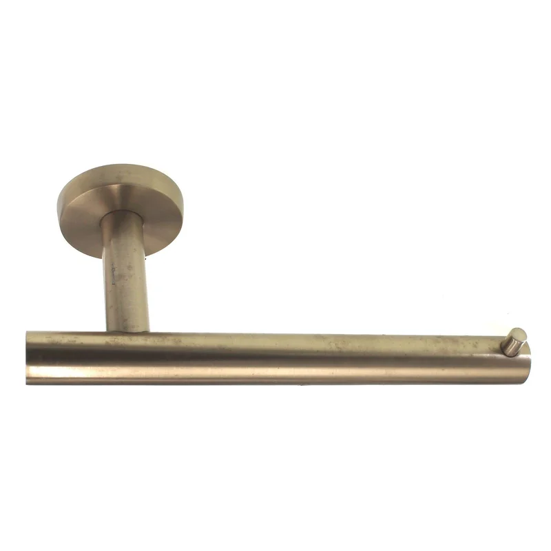 Amerock Arondi Bath Toilet Tissue Holder Single Post Golden Champagne BH26540BBZ