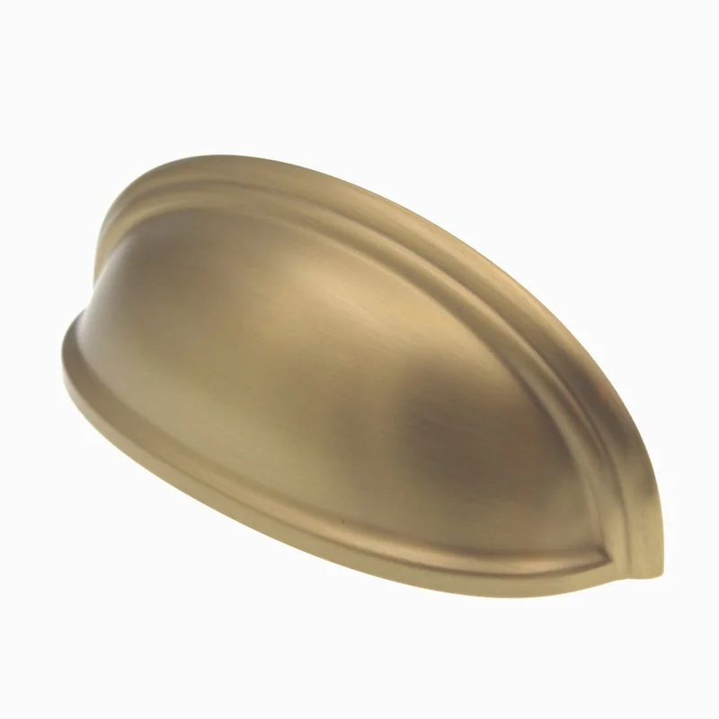 Amerock Ashby 3" and 4" Ctr Drawer Cup Pull Golden Champagne BP36640BBZ