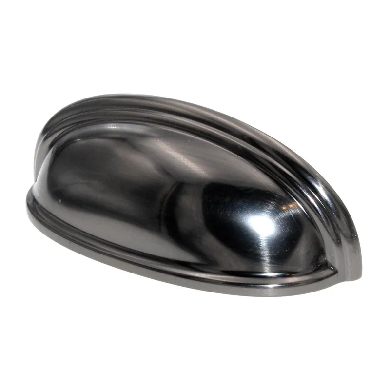 Amerock Ashby 3" and 4" Ctr Drawer Cup Pull Gunmetal BP36640GM