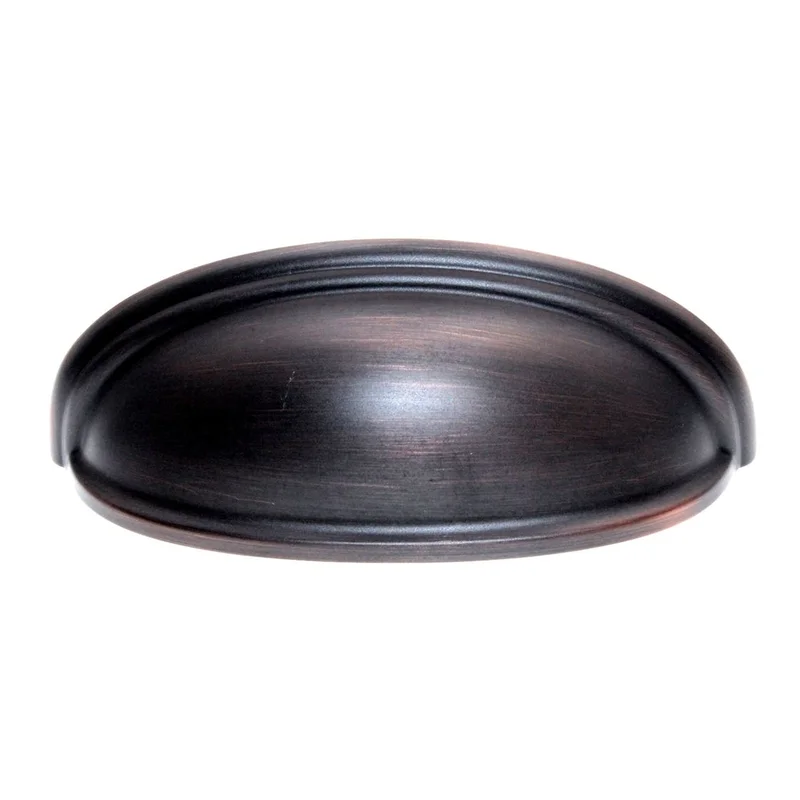 Amerock Ashby 3" and 4" Ctr Drawer Cup Pull Oil-Rubbed Bronze BP36640ORB