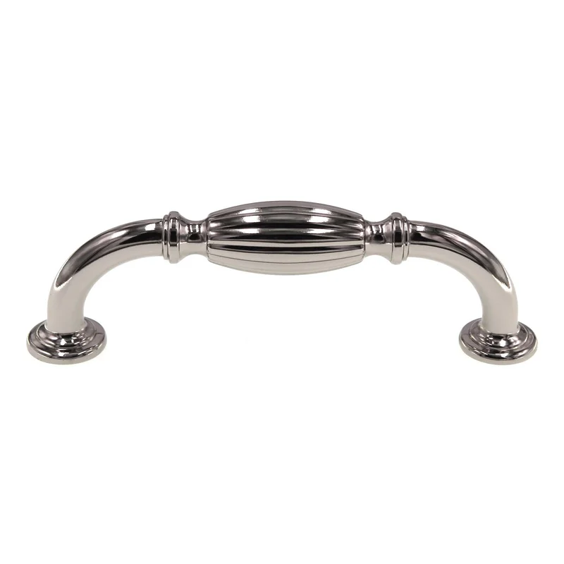 Amerock Blythe Cabinet Arch Pull 3 3/4" (96mm) Ctr Polished Nickel BP55223PN