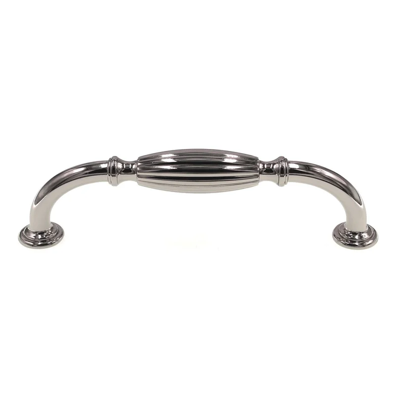 Amerock Blythe Cabinet Arch Pull 5" (128mm) Ctr Polished Nickel BP55224PN