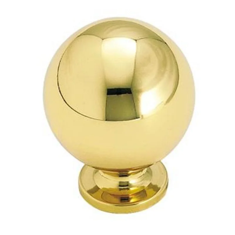Amerock BP1960-B Polished Brass 1 1/4" Ball Cabinet Knob Pulls Allison