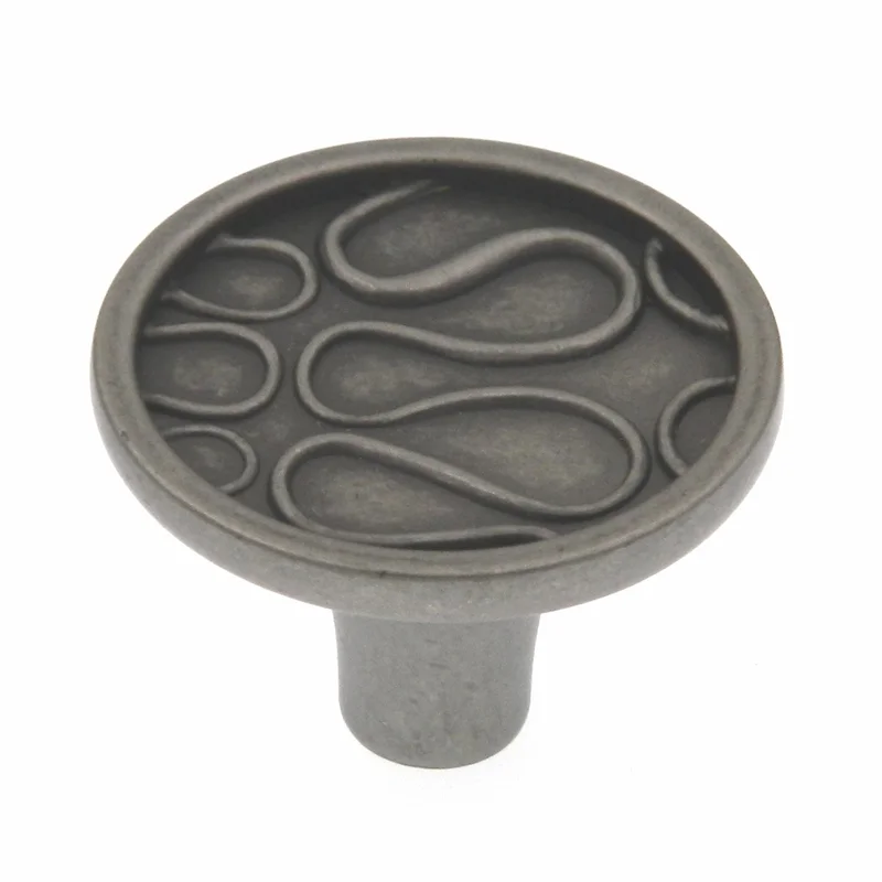 Amerock BP26113-WN Weathered Nickel 1 1/2" Cabinet Knob Pull Playful Nature