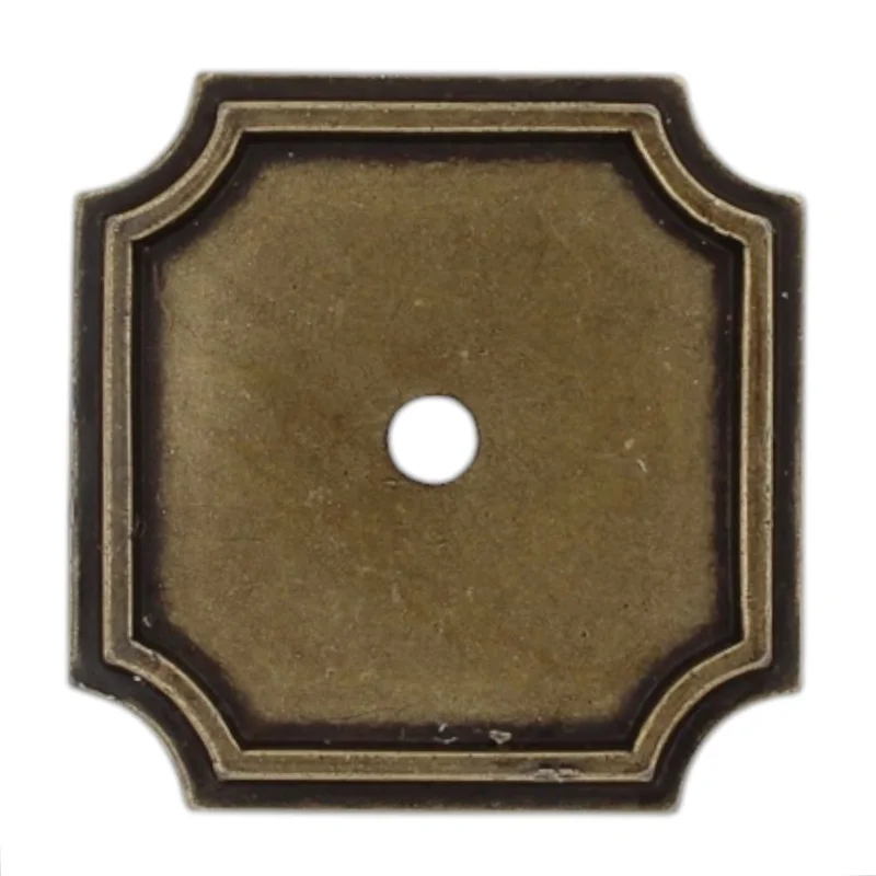 Amerock BP297-BB BD55 Burnished Brass Traditional Classics 1 3/4" Knob Backplate