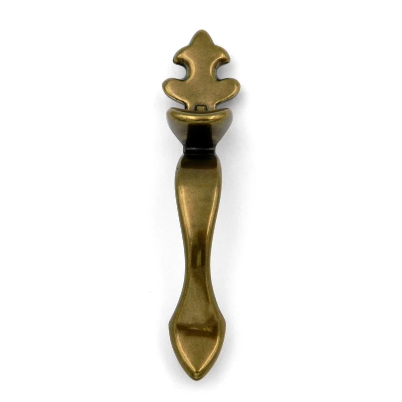 Amerock BP3420-BB Burnished Brass Mock Latch 3"cc Cabinet Arch Pull Traditional