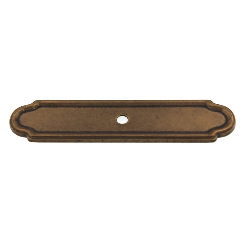 Amerock BP3444-BB Burnished Brass 3 11/16" Cabinet Knob Backplate