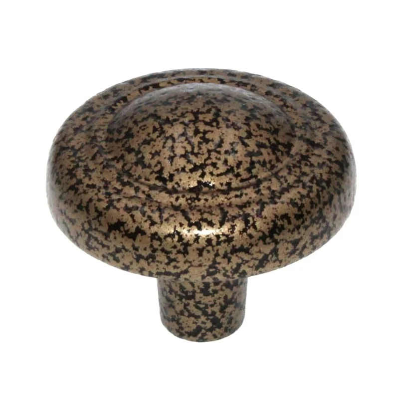 Amerock BP76202-HBZ Hammered Bronze 1 1/4" Cabinet Knob Pulls Rustic Finishes