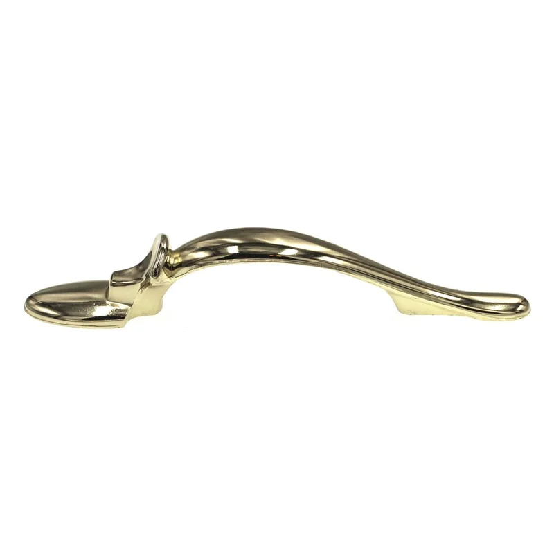 Amerock BP76271-3 Bright Brass Mock Latch 3"cc Cabinet Arch Pull Allison