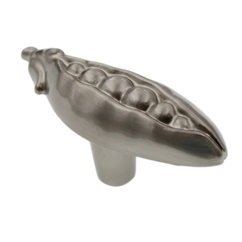 Amerock BP9336-G10 Satin Nickel 2 3/8" Pea Pod Cabinet Knob Pulls Veggie'Z