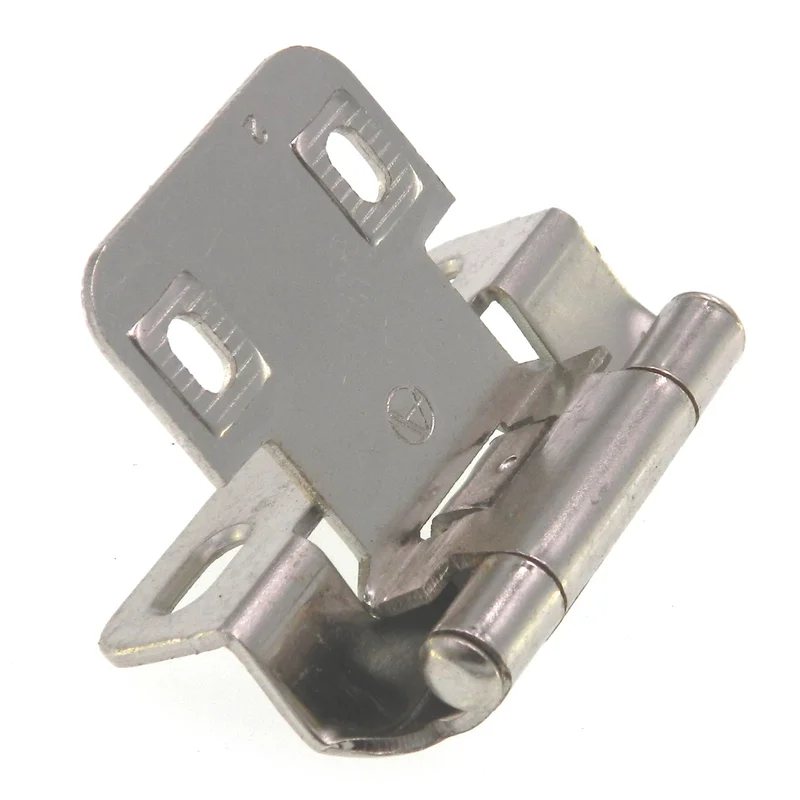 Amerock Bright Nickel Partial Wrap Hinges 13/64" Overlay Self-Closing BP7564-14