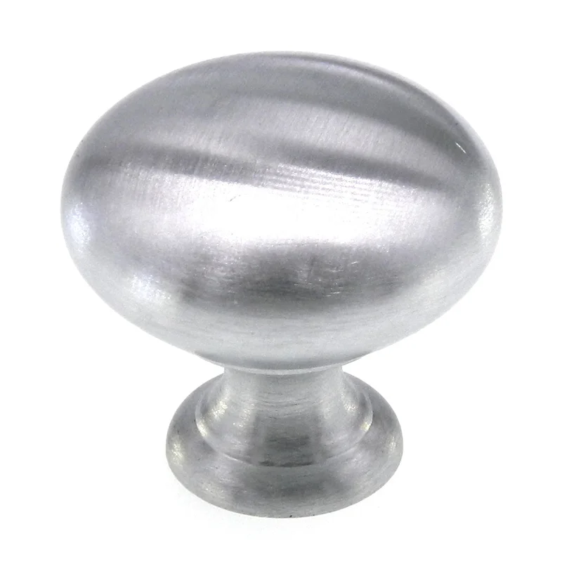 Amerock Brushed Chrome Hollow Brass Classics 1 1/4" Cabinet Knob BP1950H-26D