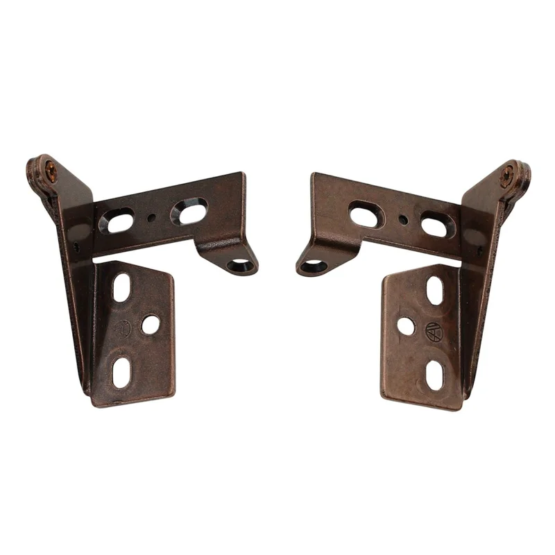Amerock Cabinet Overlay Pivot Pin Hinges Brass Top and Bottom BP1238-41