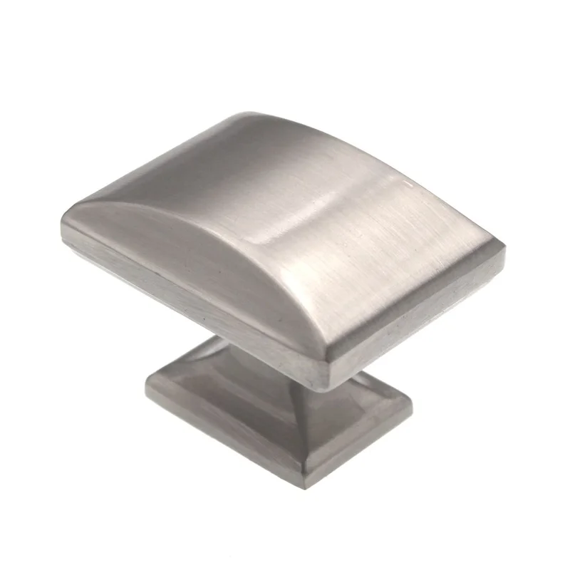 Amerock Candler 1 1/2" Rectangle Cabinet Knob Satin Nickel BP29368G10