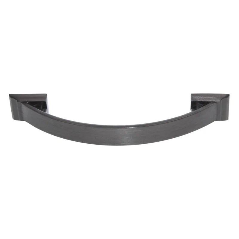 Amerock Candler 3 3/4" (96mm) Ctr Cabinet Arch Pull Gunmetal BP29355GM