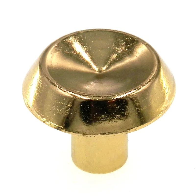 Amerock Catalina Polished Brass 1" Round Cabinet Knob BE524-3
