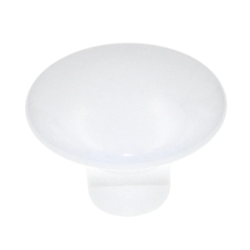 Amerock Ceramics 1 7/16" White Round Cabinet Porcelain Knob BP70636-30