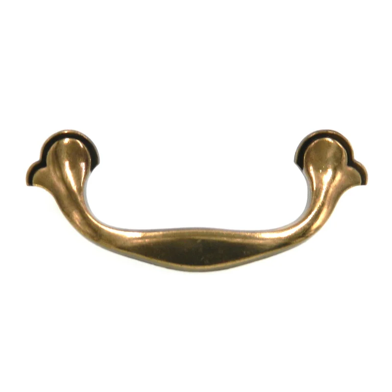 Amerock Classics 3" CTC Regency Brass Cabinet Drop Pull Handle BP76296-R1