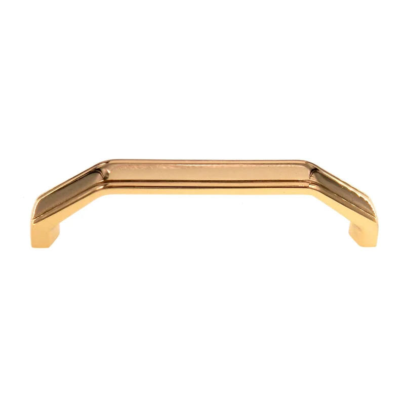 Amerock Classics Bright Brass 3 3/4" (96mm)cc Arch Pull Cabinet Handle BP4266-3