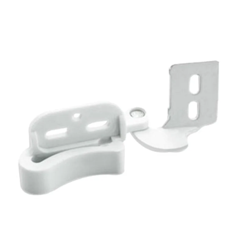 Amerock CM2605-W White 1/4" Overlay Concealed Self-Latching Cabinet Knife Hinge