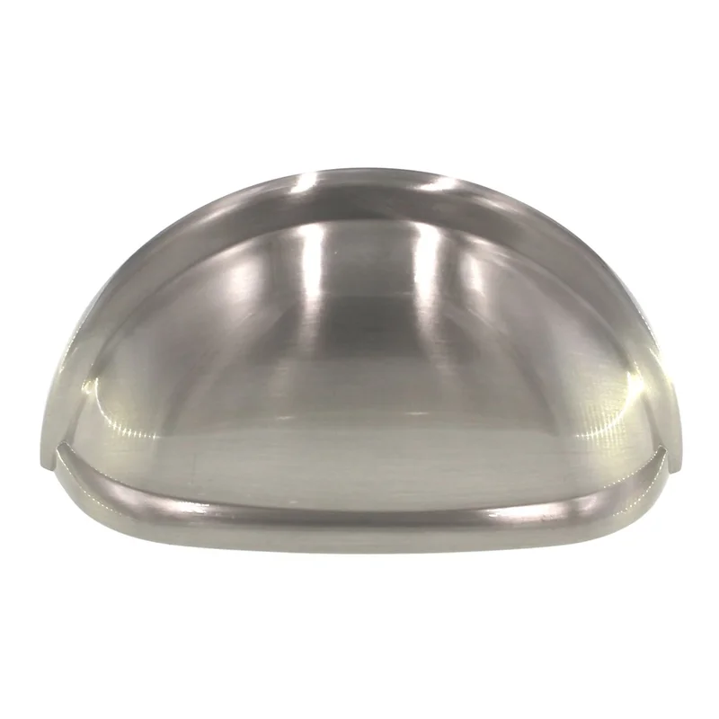 Amerock Cup Pulls Satin Nickel 3" Ctr. Drawer Cup Pull Handle BP53010G10