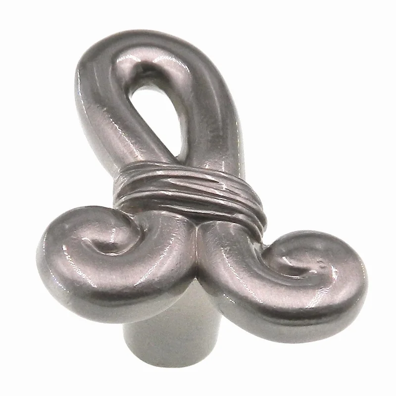 Amerock Cyprus Satin Nickel 1 5/8" Cyprus Knot Cabinet Knob Pull BP19250-G10