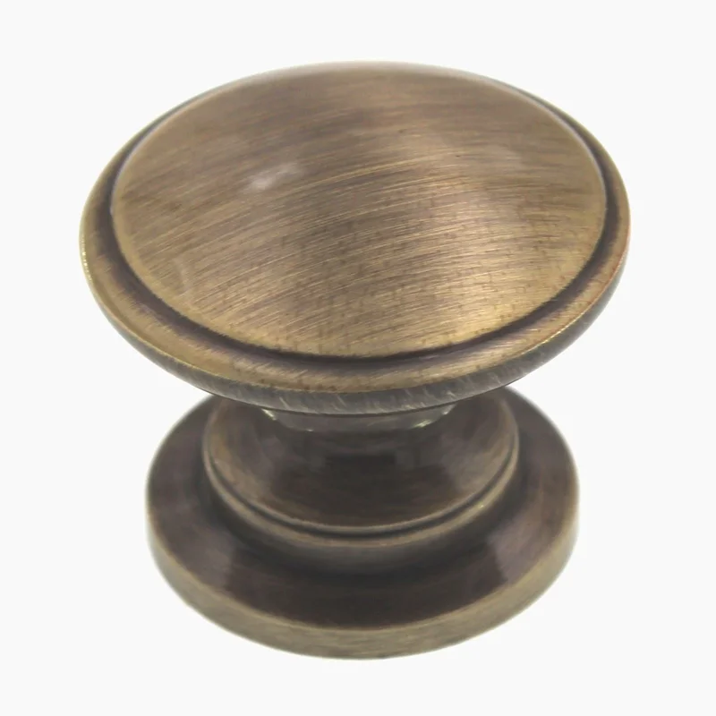 Amerock Elegant Brass 1 1/4" Elegant Brass Round Cabinet Knob BP53012EB