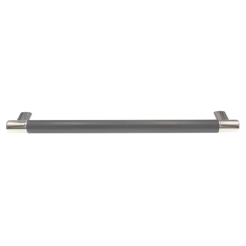 Amerock Esquire 10 1/16" (256mm) Ctr Pull Polished Nickel Gunmetal BP36560PNGM