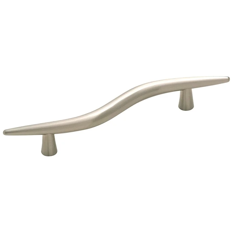 Amerock Essential'Z Satin Nickel 5 inch (128mm) CTC Drawer Bar Pull BP19204G10