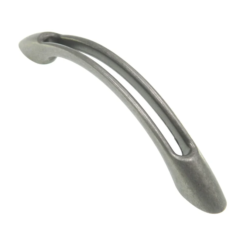 Amerock Essential'Z Weathered Nickel 3 3/4" (96mm) CTC Cabinet Handle BP19202WN