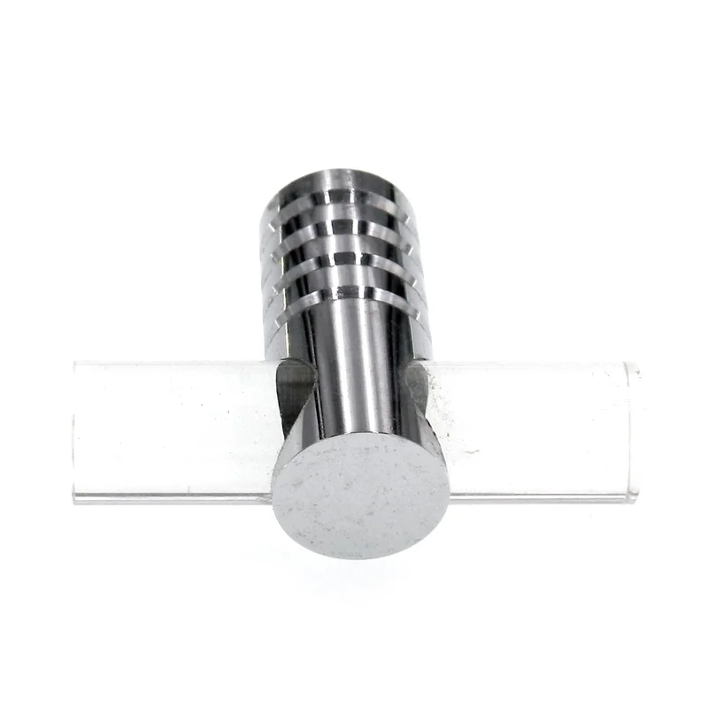 Amerock European Designs 2" T Bar Cabinet Knob Pull Chrome Clear BP4301-26