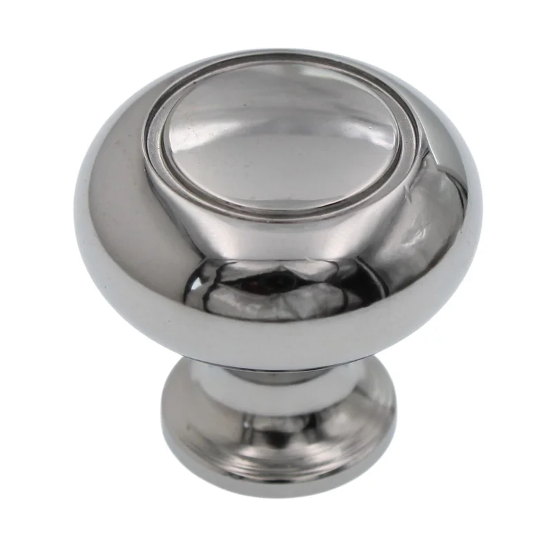 Amerock Everyday Heritage Polished Chrome 1 1/4" Round Cabinet Knob BP5301126