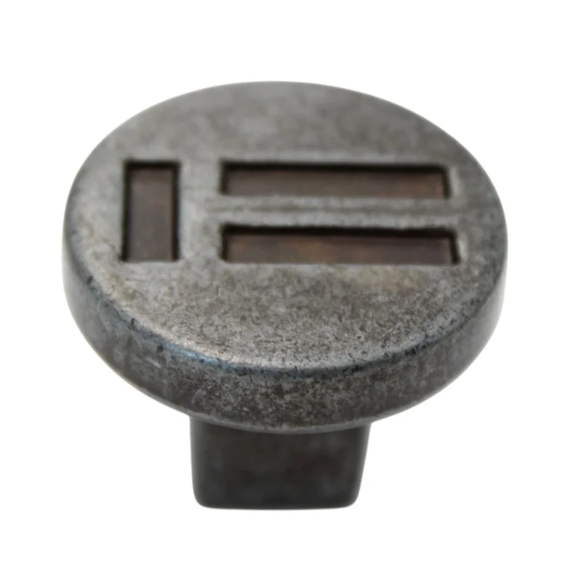 Amerock Evolutions Weathered Nickel 1 1/4" Round Cabinet Pull Knob BP4421WN