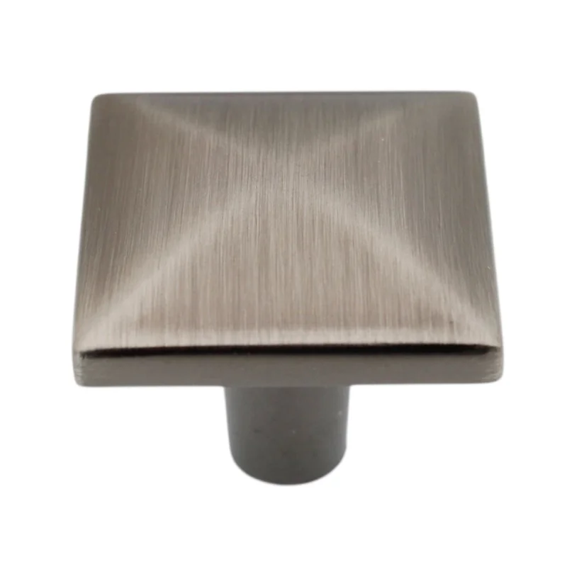 Amerock Extensity Antique Silver 1 1/8" Square Cabinet Knob BP29370AS