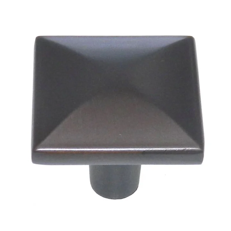 Amerock Extensity Caramel Bronze 1 1/8" Pyramid Square Cabinet Knob BP29370-CBZ