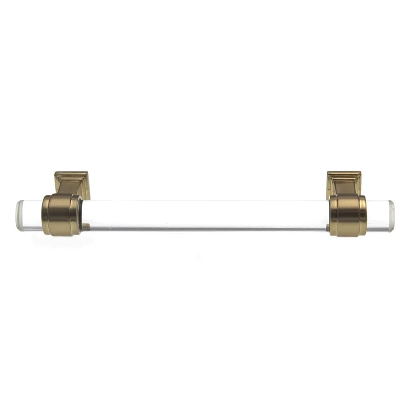 Amerock Glacio 5 1/16" (128mm) Ctr Pull Clear Golden Champagne BP36655CBBZ