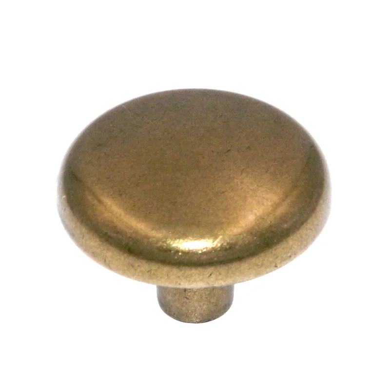 Amerock Hardware BP710-BB Burnished Brass 1 1/4" Round Cabinet Knob Pulls