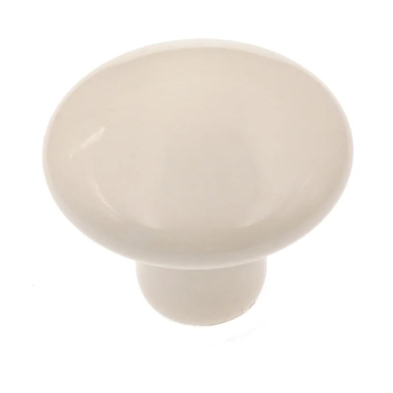 Amerock Hardware BP725A-AM Almond 1 3/8" Round Ceramic Cabinet Knob Pulls