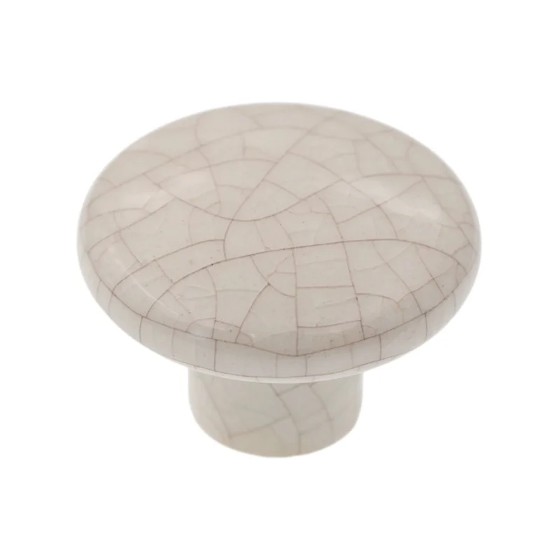Amerock Hardware BP725A-CR Distressed Crackle Almond 1 3/8" Ceramic Knob Pulls