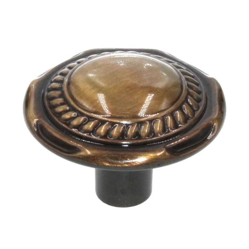 Amerock Hardware BP776-AE Antique English 1 1/4" Round Disc Cabinet Knob Pull
