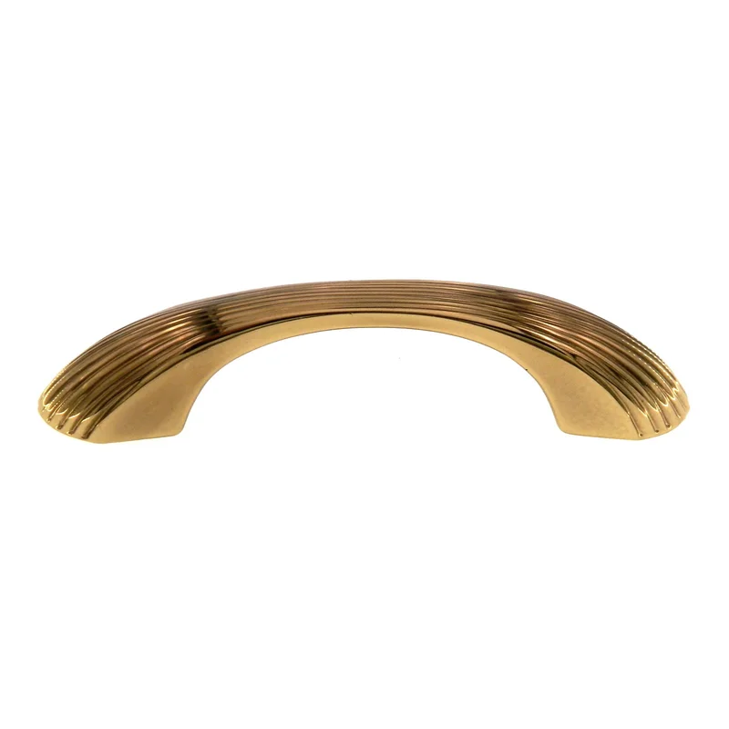 Amerock Heritage Bright Brass 3"cc Arch Pull Cabinet Handle BP2372-B