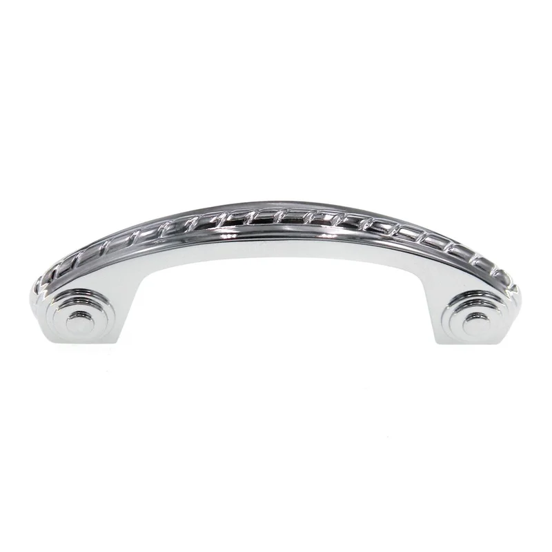 Amerock Heritage Polished Chrome 3" Ctr. Rope Cabinet Pull Handle BP53470-26