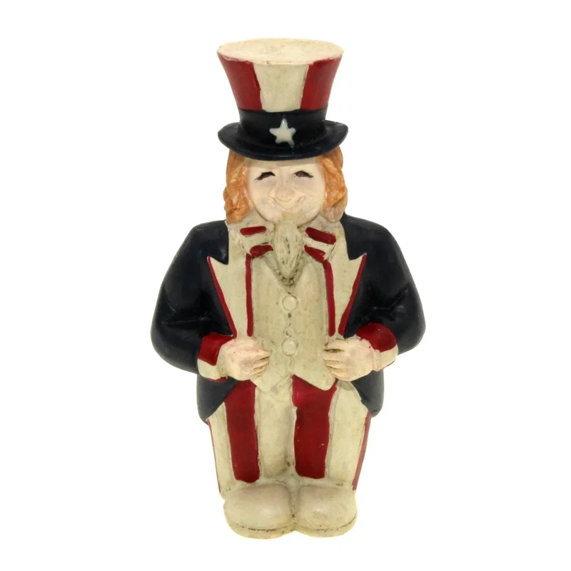 Amerock Hero'Z Hand Painted Multi-Color Uncle Sam 2 1/4" Cabinet Knob BP9390-HP