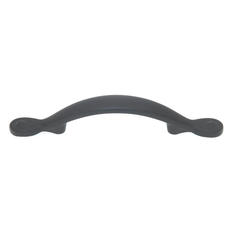 Amerock Inspirations Flat Black 3" Ctr. Cabinet Handle Arch Pull BP1590-FB