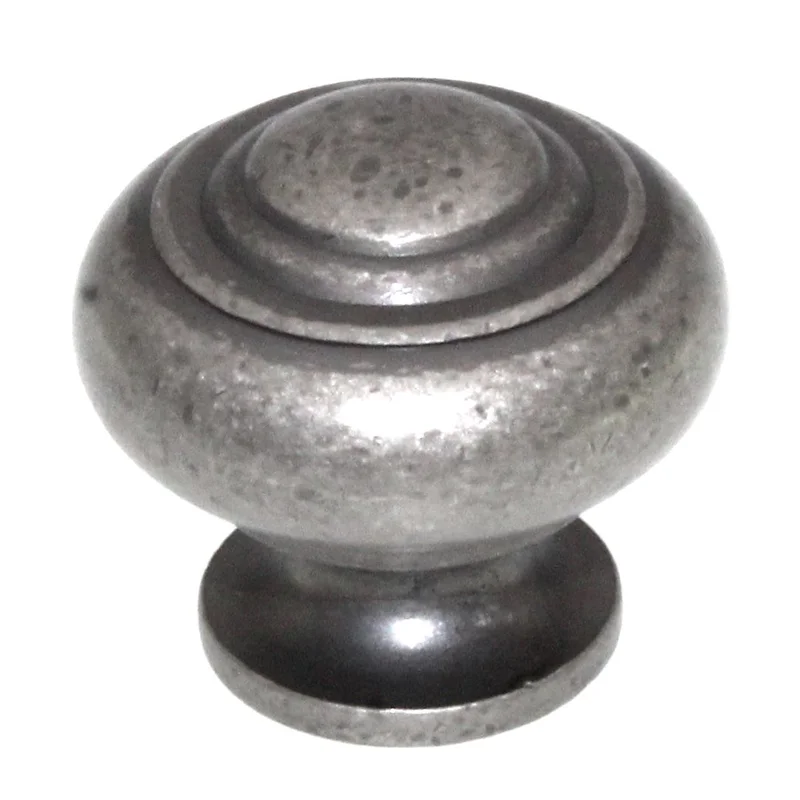 Amerock Inspirations Weathered Nickel 1 3/16 inch Round Cabinet Knob BP4258WN