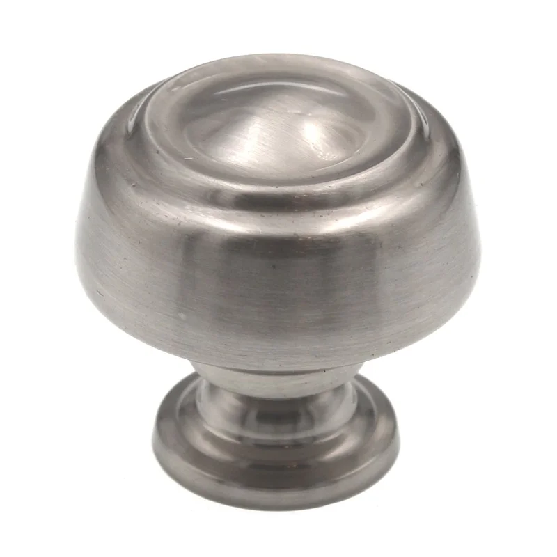 Amerock Kane 1 5/8" Round Cabinet Knob Satin Nickel BP538072G10