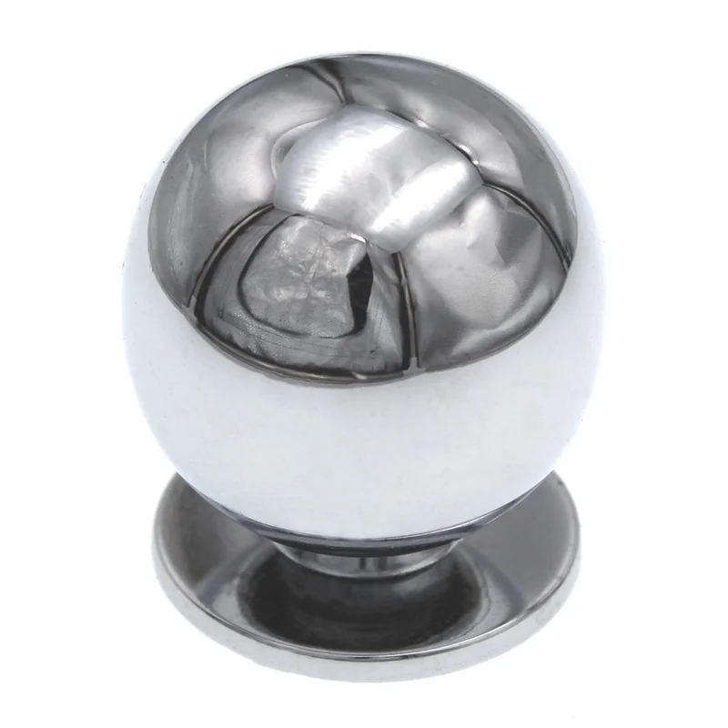 Amerock Legacy 1 1/8" Polished Chrome Solid Brass Round Cabinet Knob Pull BP830C-26