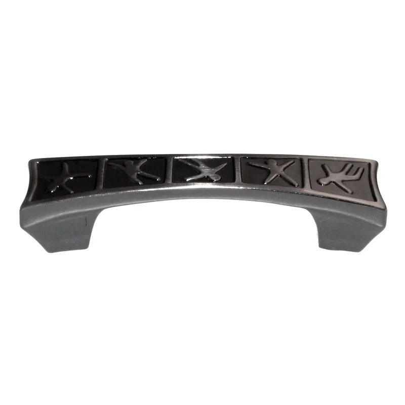 Amerock Motif'Z 3" Ctr Cabinet Novelty Pull Pewter BP4445PWT